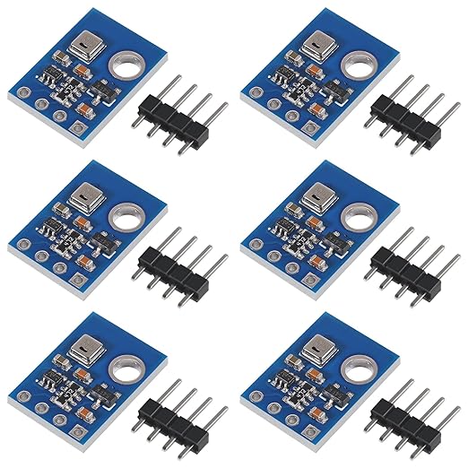 6pcs AHT20 High Precision Digital Temperature Humidity Sensor Measurement Module I2C IIC Communication DHT11 AHT10 Upgraded Version