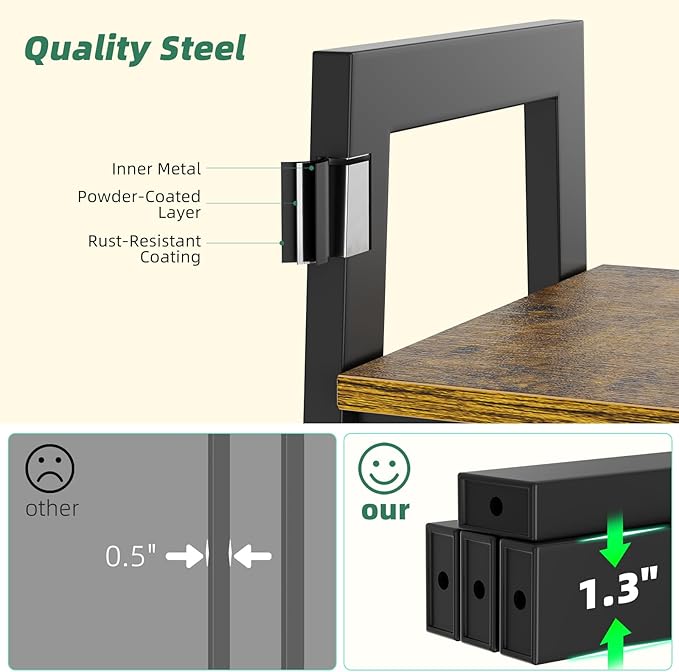 Simple Trending Plant Stand Indoor with Grow Light, 4 Tier Tall Metal Plant Shelf, Heavy Duty Ladder Flower Planter Display Holder for Bedroom Balcony Decor Patio，Black