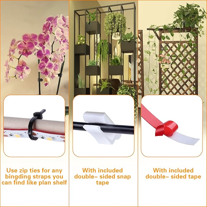 Grow Light Strip Waterproof Grow Lights for Indoor Plants Full Spectrum Plant Grow Lights Indoor with Auto ON/Off Timer White Red 120 LEDs Sunlike Grow Lamp for Plant Light for Indoor Plants (1)