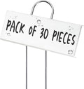 Outland Living 30-Pack 11" Reusable Outdoor Plant Label - with Weatherproof Powder Coated Carbon Steel Plate Perfect for Herbs, Flowers, Vegetable Garden