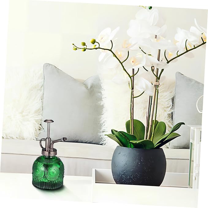 UKCOCO Indoor Elegant Glass Mister Spray Bottle Easy-use Trigger for Home Gardening