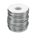 HARFINGTON Bonsai Wire Anodized Aluminum Training Wire Roll 2.5mm/10 Gauge 66ft Length Bendable Bonsai Tree Wire for Garden, Horticulture, Landscape, Planting, Dark Silver