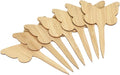 PATIKIL Plant Labels, 20Pcs Bamboo Butterfly Shape Marker Tags for Outdoor Indoor Garden