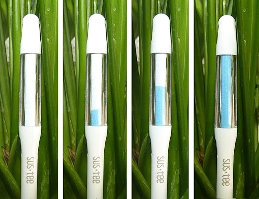 Sustee Aquameter, Set of 4, Plant Soil Moisture Sensor, (Green, Small)