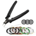 Aluminum Bonsai Training Wire Bonsai Tree Wire 1mm Bonsai Wire Cutter Flower Pot Hole Mesh Pad Bonsai Wire for Bonsai Trees Bonsai Wire and Bonsai Tool Kit