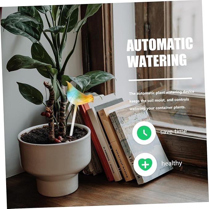 POPETPOP Self-Watering Bulb Plant Waterer Glass Watering Globe for Indoor and Outdoor Plants Efficient and Easy to Insert