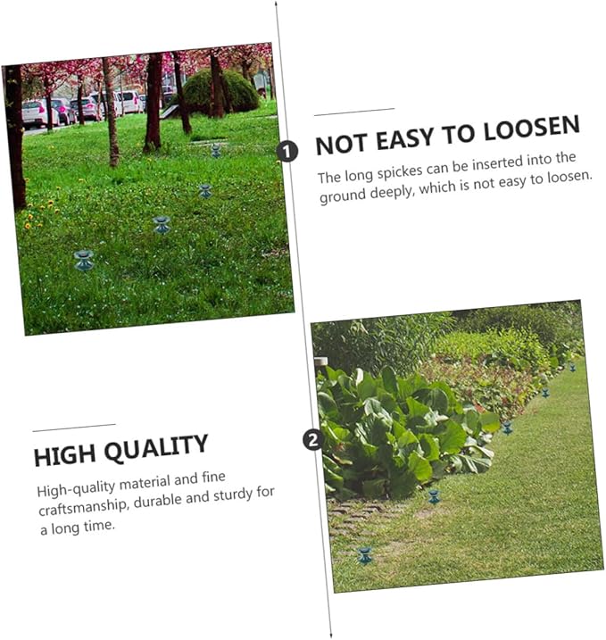 Toyvian Garden Hose Guide Spikes Heavy Duty Hose Stand for Plant Protection for Lawn and Garden Use