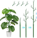 Telescoping Monstera Plant Support Stakes,17.3IN to 43.3IN Detachable Branch Plant Sticks Support Tall for Indoor Outdoor Climbing Plants,Adjustable Length Plant Accessories for Potted Plant-2 Pack