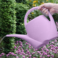 2024 New Plant Watering Can - Watering Can 1 Gallon Long Spout Watering Can, Flower Patterns Indoor Watering Can with Comfortable Handle Plastic Watering Can Outdoor for Garden Plants (Light Pink)