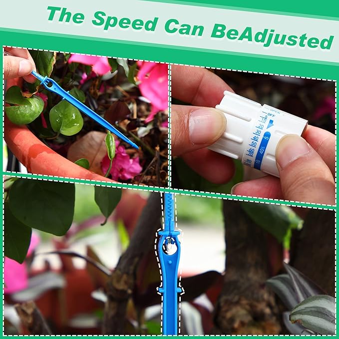 Plant Drip Irrigation Bag Automatic Irrigation Device with Water Bag Automatic Watering System Plant Waterer Self Kit for Potted(8 Pieces)