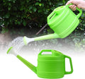 Watering Can for Plants with Sprinkler Head, Detachable Watering Can for House Plant Garden Flower, 2.5L Large Capacity Water Can Plastic Pot, Long Spout for Indoor Outdoor, 1/2 Gallon (Green)
