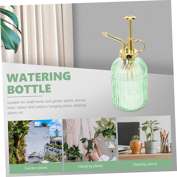 KESYOO Retro Glass Spray Bottle 350ml Large Capacity Design for Plants Succulent Mister for Boys and Girls Vintage Style