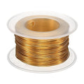 HARFINGTON Bonsai Wire Anodized Aluminum Training Wire Roll 0.8mm Gauge 98ft Length Bendable Bonsai Tree Kit for Garden, Horticulture, Landscape, Planting, Golden