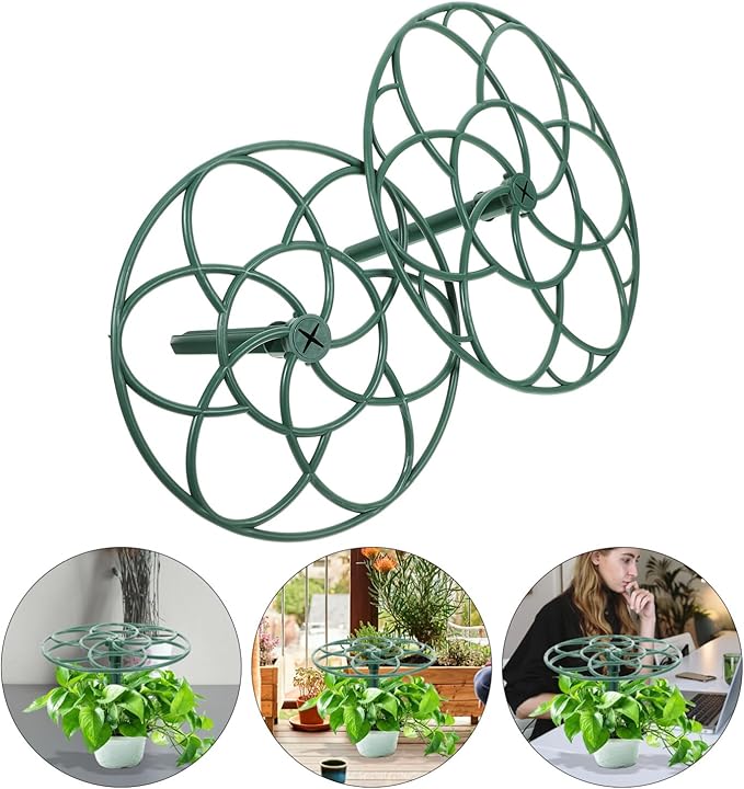 GANAZONO Sunflower Flower Stand 11.02In Lollipop Plant Support Rack Climbing Vine Trellis Durable PPE Material Garden Plant Cage