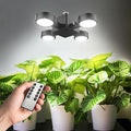 SANSI Grow Light for Indoor Plants, 40W (400 Watt Equiv) 4000 Lumen High PPFD Full Spectrum Plant Light with Remote Timer, Dimmable, Folding Wings Grow Light for Indoor Growing Greenhouse, E26 Base