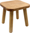 Small Wood Step Stool for Adults Solid Wooden Plant Stools Indoor Detachable Short Wooden Chair for Bedroom Kitchen Bathroom Plant Stand Decor (1 PCS)