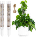 Pre-Filled Sphagnum Moss Pole for Climbing Plants, 25.4 Inch Extendable Plant Stakes, Reusable Plastic Moss Support Poles, Long-Lasting Moisture for Pothos & Monstera Growth