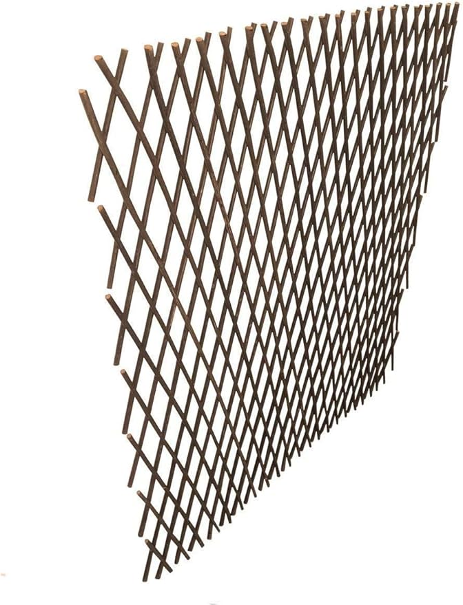 Sumery Nature Willow Trellis Expandable Plant Support Plant Climbing Lattices Trellis Willow Expandable Trellis Fence for Climbing Plants Support 36x92 Inch,Double Panel (2, Willow Wicker Fence)