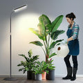 Wiaxulay Floor Plant Lights for Indoor Growing, 153 LED Full Spectrum Grow Light with Stand, Height Adjustable 24-68 in,4/8/12/16H Timer, 3 Lighting Modes,5 Brightness for Growing Large Tall Plants