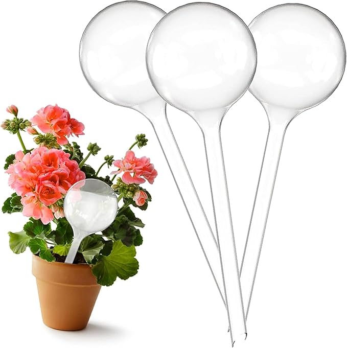 AOPANDA Plant Watering Globes, Self Watering Flower Pot Insert, Plastic Self Watering Bulbs, Large Capacity, for Indoor and Outdoor Plants,3pcs
