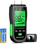 RDINSCOS Moisture Meter for Firewood Digital Wood Moisture Tester Firewood and Lumber Water Leak Detector for Wall,Lumber, building,Firewood,Humidity Tester
