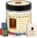 Bible Verse Jar, 90 Bible Verse Cards With NFC Bible Verse Bracelets, Scripture Bracelets, Read Me When Bible Verses Jar, Prayer Religious Catholic Christmas Christian Gifts For Women, Men