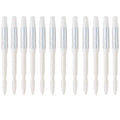IPPINKA Sustee Aquameter, White, Small, Bundle of 12, Soil Moisture Meter for Potted Plants - Plant Water Sensor (Refillable Style)