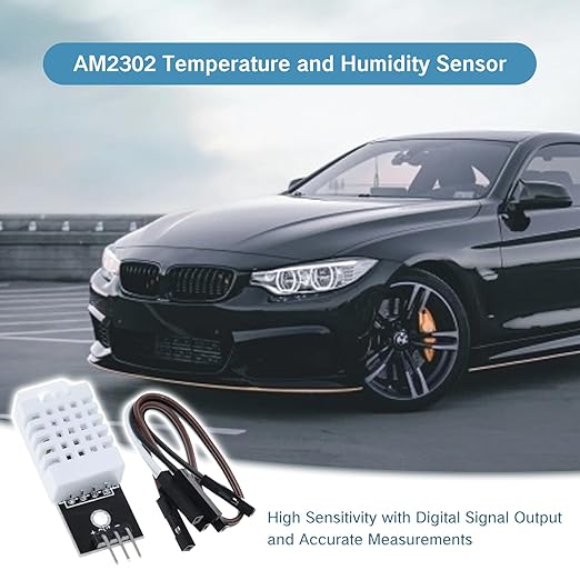 NIIIYTYB 2PCS DHT22 Sensor Temperature-Humidity Monitor Digital Temperature and Humidity Sensor Replace SHT11 SHT15 Ideal for DTH22 Projects and Light Use