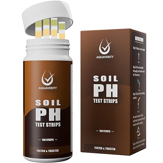 Premium Soil Testing Kit – 100 Soil pH Test Strips (3-9 Range) Quick & Accurate pH Testing for Garden, Lawn & Plants | Easy-to-Use pH Soil Tester Strips for Healthy Soil & Optimal Growth