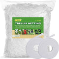 BaseGoal All-Weather Trellis Netting Mesh Plant Garden Vine Growing Flexible String Net (6" Mesh ployester, 5' Wx 60'L)