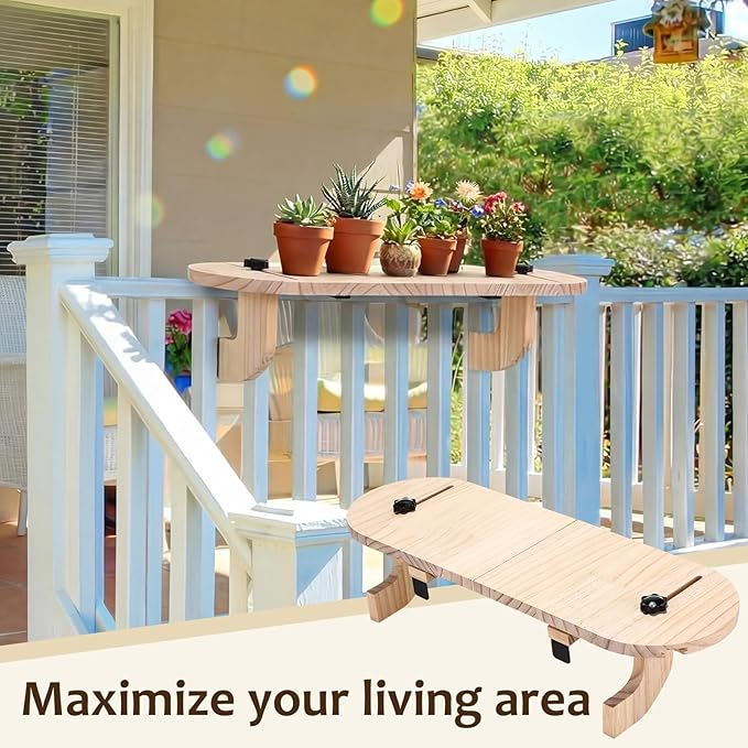 1 Pcs Natural Window Sill Plant Shelf for Plants 21.7 x 7.1 x 5.9 Inch Windowsill Extender Window Plant Floating Shelves No Drilling Wooden Bracket for Cat Perch Planters (Rounded Corner)