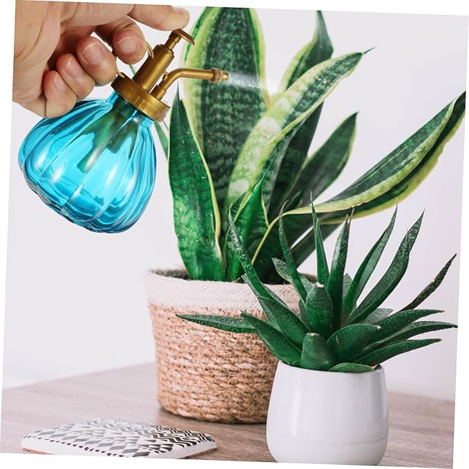 SUPVOX 2pcs Glass Plant Mister Spray Bottles Retro Design for Bonsai Plants Watering