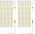 FOXGARDEN Dual-Row Grow Light Strip Full Spectrum, 480 LEDs Plant Lights for Indoor Growing with 4/8/12H Timer, Strip Grow Light for Indoor Plants, 10 Dimmable Levels, 2 Pack