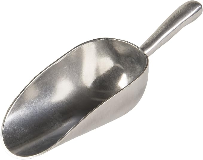 Update International (AS-12) 12 oz Aluminum Scoop