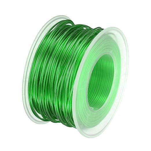 HARFINGTON Bonsai Wire Anodized Aluminum Training Wire Roll 1mm/18 Gauge 98ft Length Bendable Bonsai Tree Wire for Garden, Horticulture, Landscape, Planting, Green