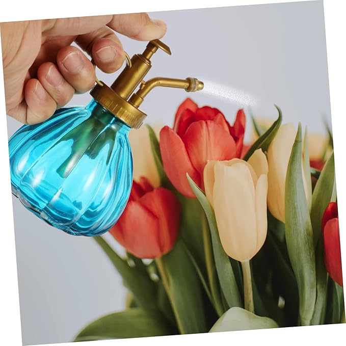 SUPVOX 2pcs Glass Plant Mister Spray Bottles Retro Design for Bonsai Plants Watering