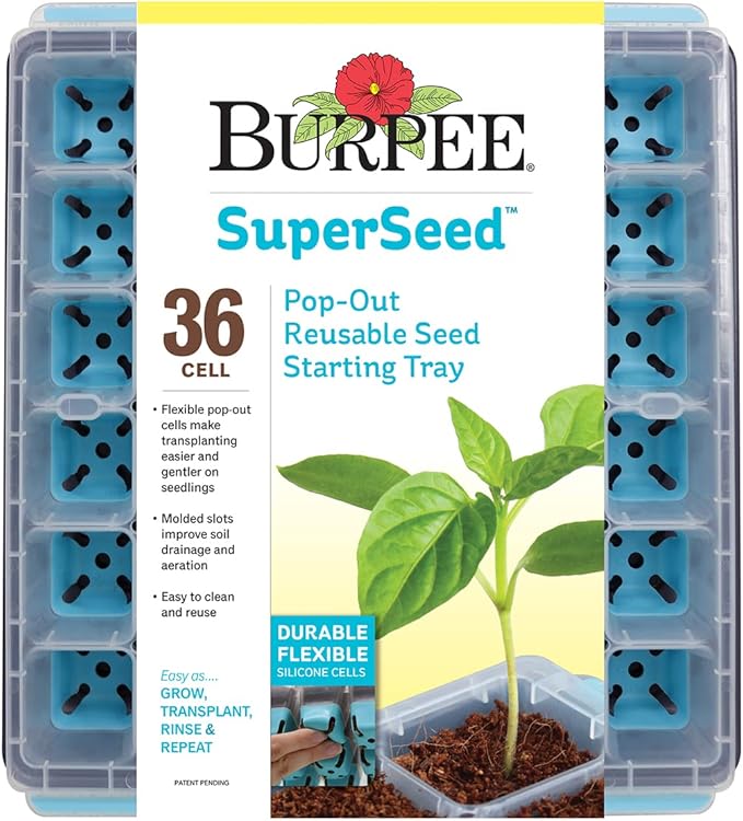 Burpee Seed Starting Bundle | Seed Trays, Coir Mix & Accessories