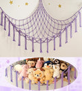 mirolam Stuffed Animal Storage Hammock Net - Toy Hammock Net for Stuffed Animals Corner - Hanging Stuff Animal Organizer Holder Large Size Baby Nursery Room Decor