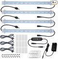 Litever Grow LED Light Strip Kits for Plants, 36W with Timer, Full Spectrum White Grow Lights, Easy Installation. Good for Indoor Plants Grow Shelf, Greenhouse, Grow Cabinets