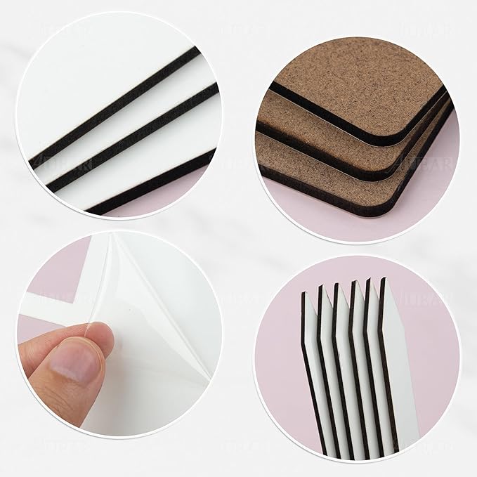 AUEAR, 10 Pack Sublimation Plant Label Stakes Tree Tags MDF Garden Markers for Outdoor Signs