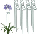 Thealyn 36 Inch 20 Packs Plant Support Stake Garden Single stemmed Plant Support Hoops Plant Prop for Flowers Orchid Tomatoes Peony Lily Rose Gladiolus (36 inch)