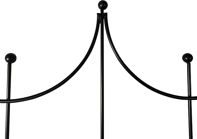 OUTOUR Larger Garden Trellis Plant Support Wire Lattice Grid Panel Stake Fence, 70"x20", for Climbing Plants, Potted Vines Vegetables Vining Flowers Ivy Roses Clematis, Lawn Backyard Patio, Black