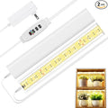 FOXGARDEN Grow Light Strip for Indoor Plants, Full Spectrum 192 LED Bright Grow Lamp with Auto On/Off Timer 4/8/12H, 10 Dimmable Brightness, 2 Packs