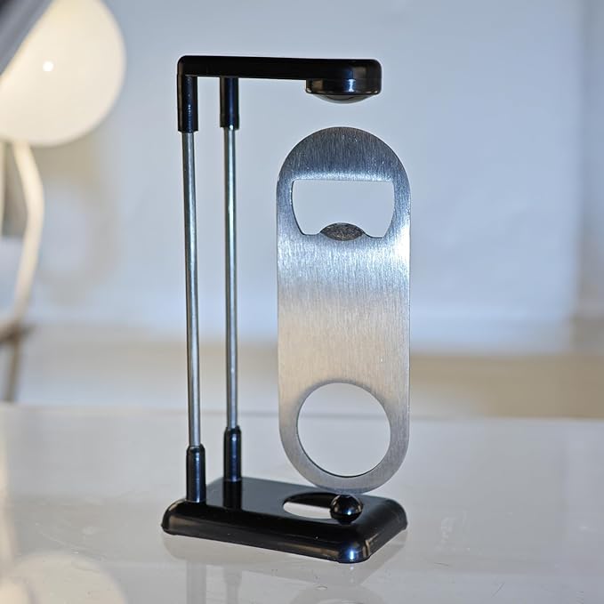 Magnetic Levitation Bottle Opener Decor | Floating Bar Tool, Stable Home & Office Display - Futuristic Gift for Wine Lovers