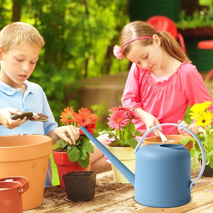 Long-Spout Watering Can, Indoor Plant Waterer, 1.7L Capacity Can with Durable Build, Gardening Tool Material, Watering Device with Detachable Handle, Plant Waterer for Succulents and Flowers