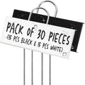 Outland Living 30-Pack 11" Reusable Outdoor Plant Label - with Weatherproof Powder Coated Carbon Steel Plate Perfect for Herbs, Flowers, Vegetable Garden
