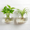 Unijoy Hanging Wall Planter Propagation Stations - Window & Wall Glass Terrarium with Decorative Stones for Indoor Plants - Plant Holder Vases for Best Boho Chic Home & Office Decor