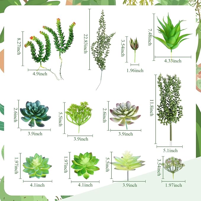 Rtteri 15 PCS Black Wall Hanging Planter Set with Artificial Succulents, 3 Ceramic Geometric Wall Planters in 3 Sizes, Modern Indoor Decor for Living Room Bathroom Office