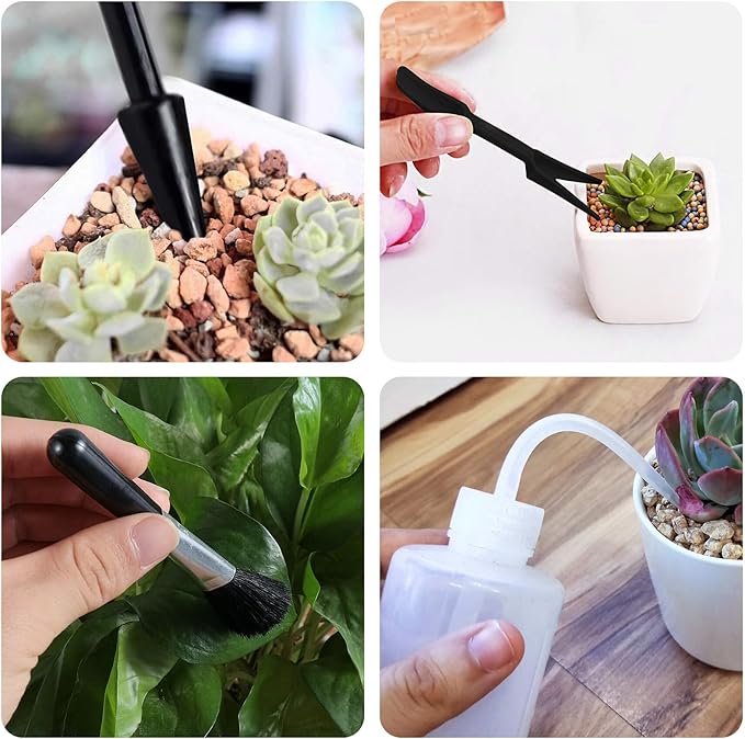 Succulent Tools Set,Plant repotting kit,repotting kit,Succulent Tools,Indoor Plant Tools,Succulent Tool kit,houseplant Tools,Plant Care kit,Indoor Plant Care kit, (Set of 13 b)