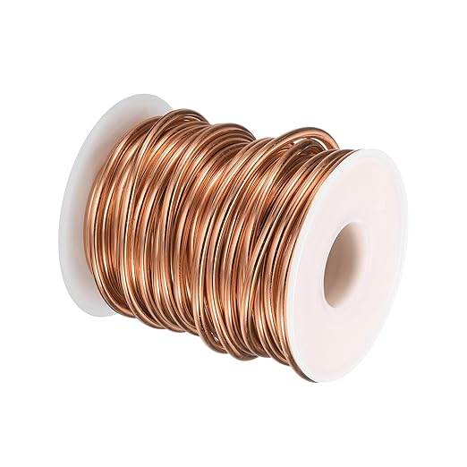HARFINGTON Bonsai Wire Anodized Aluminum Training Wire Roll 0.8mm Gauge 98ft Length Bendable Bonsai Tree Wire for Garden, Horticulture, Landscape, Planting, Rose Gold
